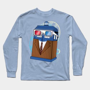 10th Doctor x TARDIS Long Sleeve T-Shirt